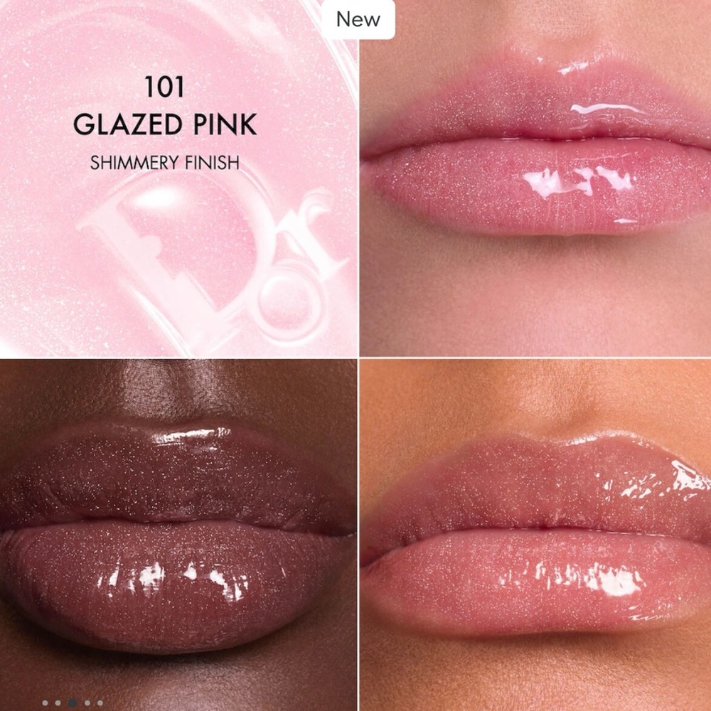 🌸New Dior Addict Lip Glow Butter #101 “Glazed Pink" 🌸 - Picture 3 of 10
